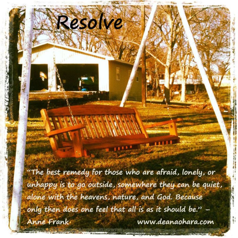 resolve anne frank outdoors